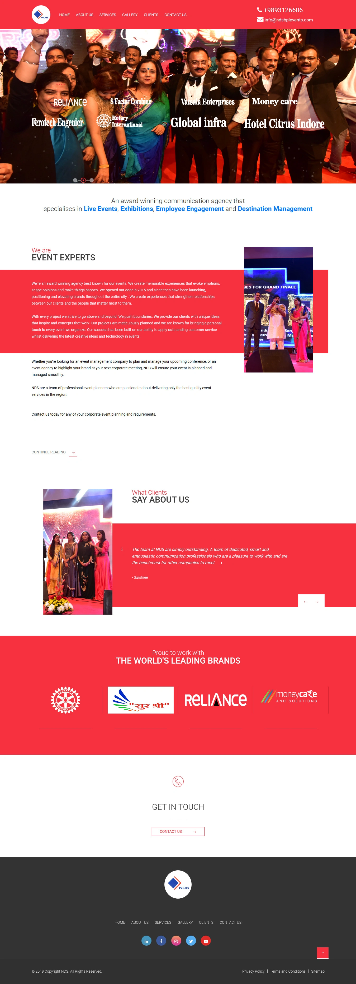 Event Website Design
