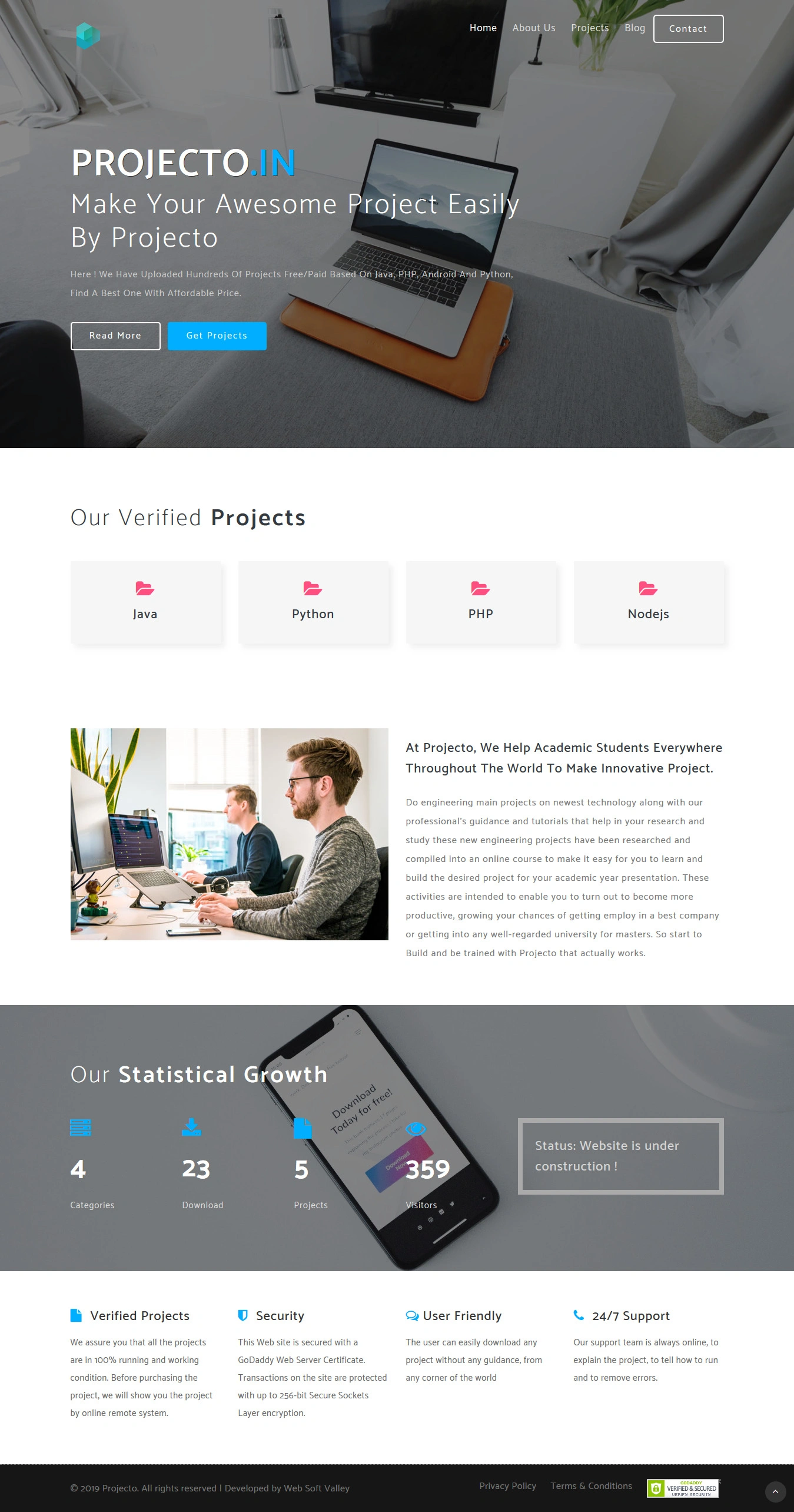 Project Website Design